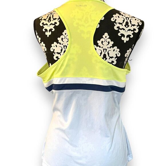 Adidas Women's Club Tennis Tank Semi Frozen Yellow CE1481 L - Picture 10 of 12